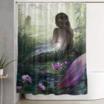 little mermaid shower curtain 0
