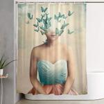 little sister shower curtain 0
