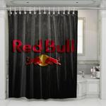logo redbull metal shower curtains 0