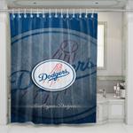los angeles dodgers 2 shower curtains 0