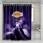 los angeles lakers nba team shower curtains 0