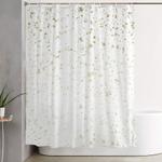 los angeles nights gold paint shower curtain 0