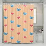 love and koya rap mon bangtan boys shower curtains 0