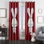 love cartoon character window curtains 0
