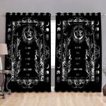 love me like my demons do design curtain wicca halloween home decor blackout window curtains 100 polyester 417 1079 0
