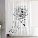love myself shower curtain 0