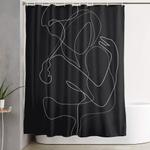 lovers darkversion shower curtain 0