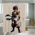 luma key dragon ball purple shower curtains 0