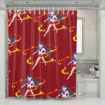 luna sailor mars fourth senshi shower curtains 0