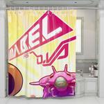 mabel as diva shower curtains 0