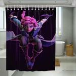 maeve jumping paladins shower curtains 0