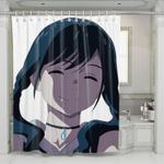 main girl weathering with you shower curtains 0