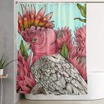 major mitchells cockatoo shower curtain 0
