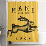 make your own luck shower curtain 0