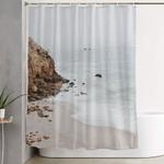 malibu coast california shower curtain 0
