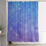map of the stars shower curtain 0