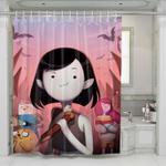 marceline cute adventure time shower curtains 0