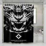 marcelo burlon white lion shower curtains 0