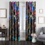 marvel comic character window curtains 0