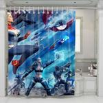 marvel heroes shower curtains 0