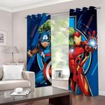 marvel the avengers pattern curtains blackout window drapes 0