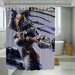 master raven tekken seven shower curtains 0