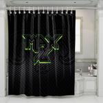 max seven and six team logo steel shower curtains 0