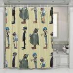 member of gorillaz british virtual band shower curtains 0