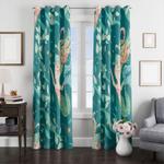 mermaid cartoon pattern window curtain 0
