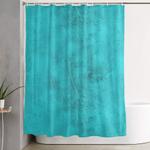 metal blue turquoise background shower curtain 0