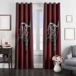 metal logo tampa bay buccaneers window curtain 0