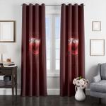 metal red blood tampa bay buccaneers window curtain 0