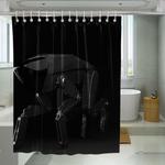 metalhead black mirror under light shower curtains 0