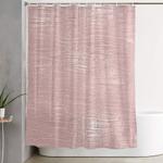metallic rose gold blush shower curtain 0