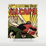 mf doom shower curtain 0