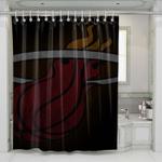 miami heat 3 shower curtains 0