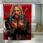 micah bell red dead redemption 2 shower curtains 0
