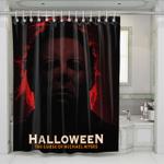 michael myers halloween movie shower curtains 0