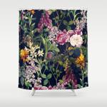 midnight forest vii shower curtain 0