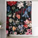 midnight garden xvii shower curtain 0