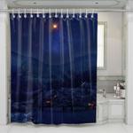 midnight iceland shower curtains 0