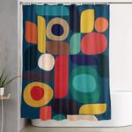miles and miles shower curtain 0