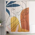 minimal movement i shower curtain 0