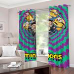 minions the rise of gru curtains 2 panels blackout window drapes 0