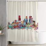minneapolis minnesota skyline shower curtain 0