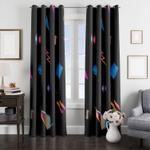 mirror aesthetic gradient shape window curtain 0