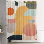 modern abstract art 70 shower curtain 0