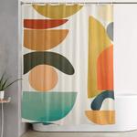 modern abstract art 72 shower curtain 0