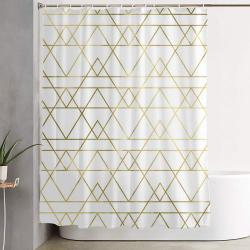 Modern Gold Shower Curtain Set Bathroom Set For Bathroom Decor Best Gift For Friends