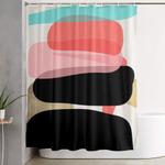 modern minimal forms 1 shower curtain 0